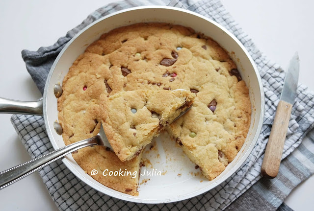 Recette cookie g ant aux p pites de chocolat Le Blog